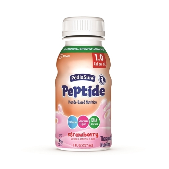 Picture of Form PediaSure Pept 1.0 Straw RTF 8oz btl=2.37u